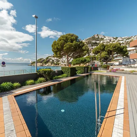 Con Gran Terraza Delante Del Mar 公寓 罗萨斯